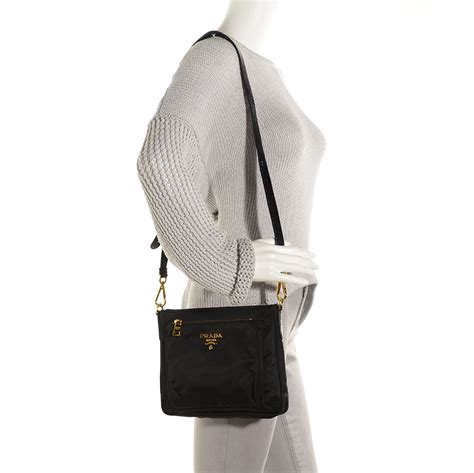 prada leather crossbody bag|Prada tessuto nylon crossbody bag.